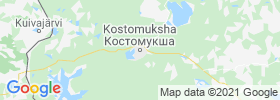 Kostomuksha map